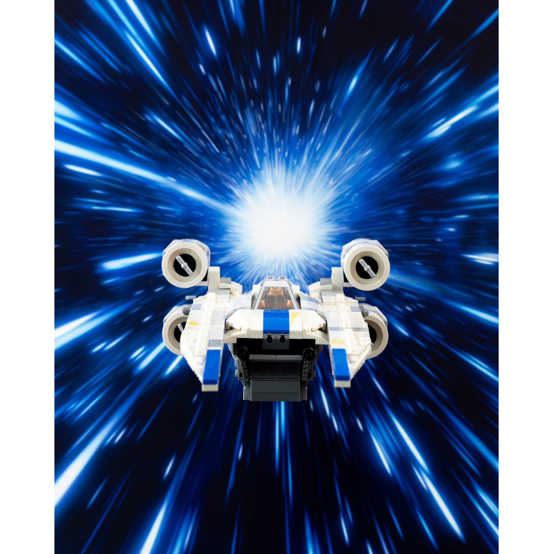 Front Hyperdrive | Photo Backdrop for LEGO® Sets | Brand New - Replica Surfaces