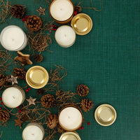 Winterberry | Evergreen Linen (Double-Sided)