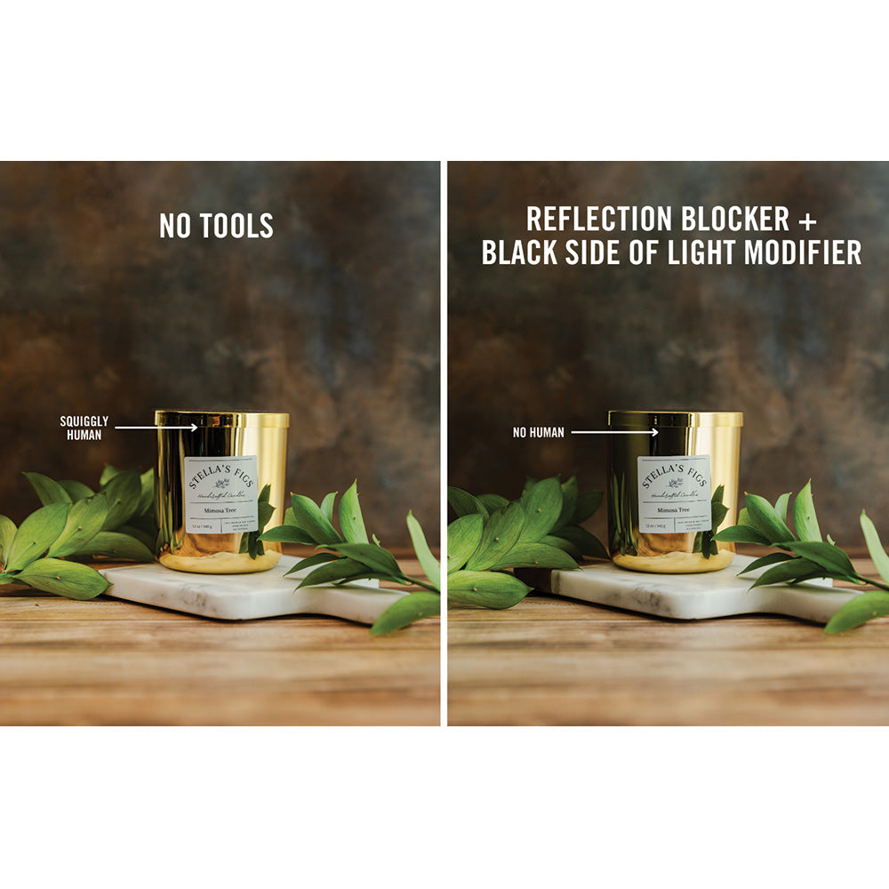 Reflector Blocking Reflection Blocker | Photography Backdrop & Surface – Replica Surfaces