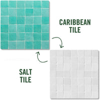 Caribbean Tile | Salt Tile (Double-Sided) - Replica Surfaces