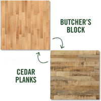 Cedar Planks | Butcher's Block (Double-Sided) - Replica Surfaces