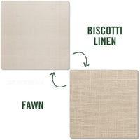 Biscotti Linen | Fawn (Double-Sided) - Replica Surfaces