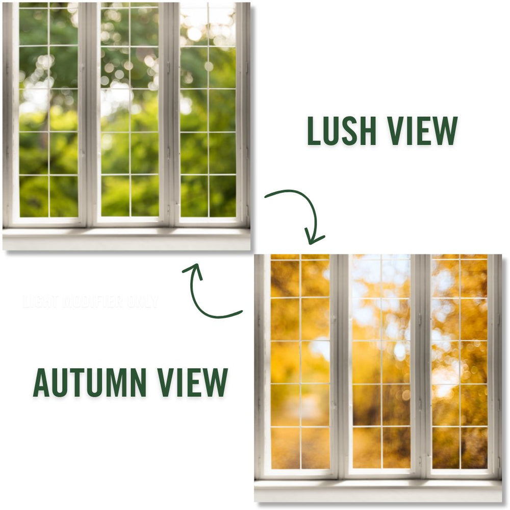 Lush View/Autumn View | Double-Sided Photography Backdrop