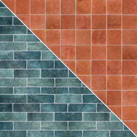 Aegean Tile | Terra Cotta Tile (Double-Sided) - Replica Surfaces