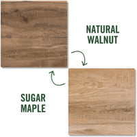 Natural Walnut | Sugar Maple (Double-Sided) - Replica Surfaces