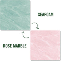 Seafoam | Rose Marble (Double-Sided) - Replica Surfaces