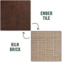 Ember Tile | Kiln Brick (Double-Sided) - Replica Surfaces