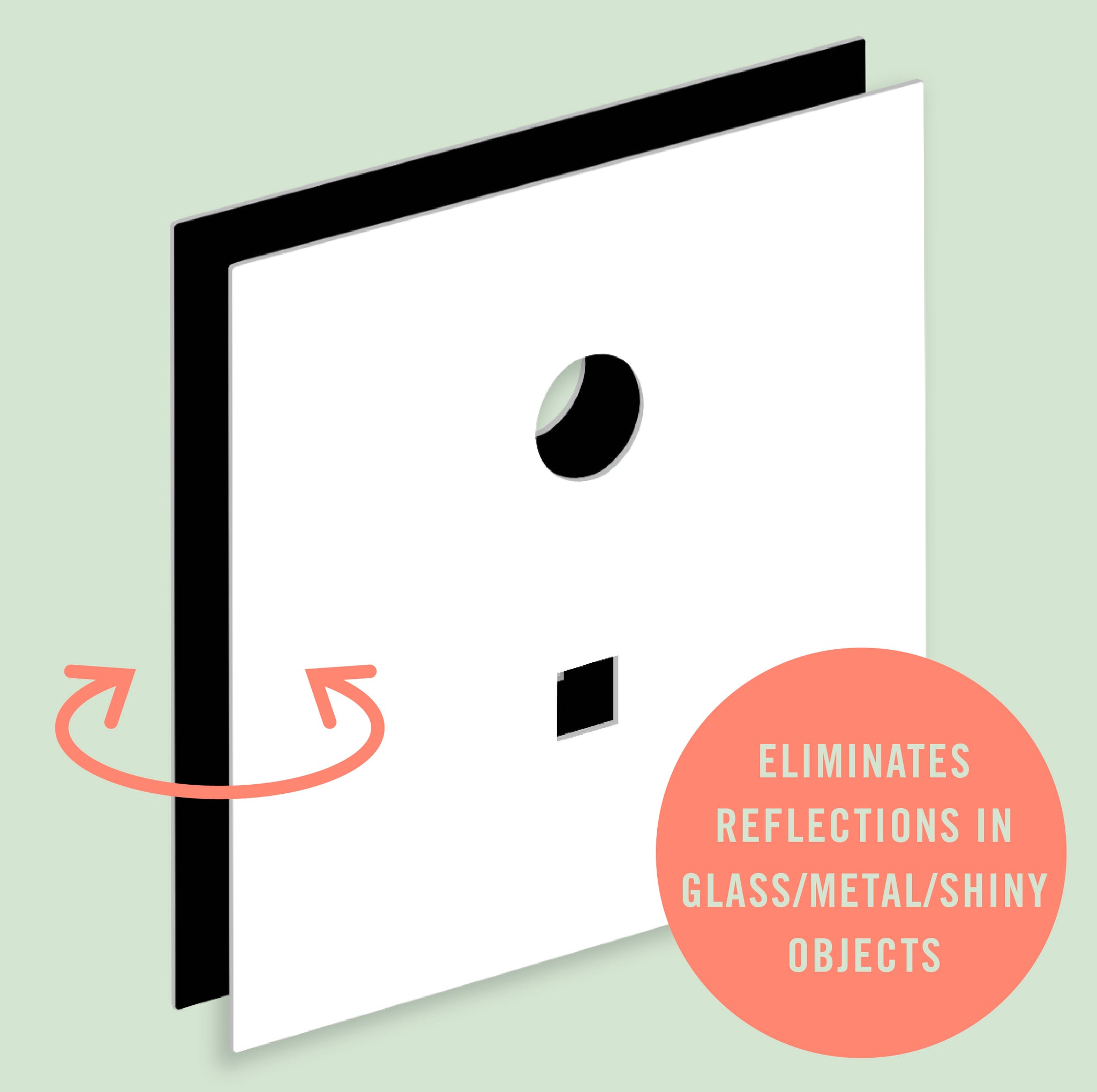 Reflector Blocking Reflection Blocker | Photography Backdrop & Surface – Replica Surfaces
