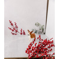 Winterberry | Evergreen Linen (Double-Sided)