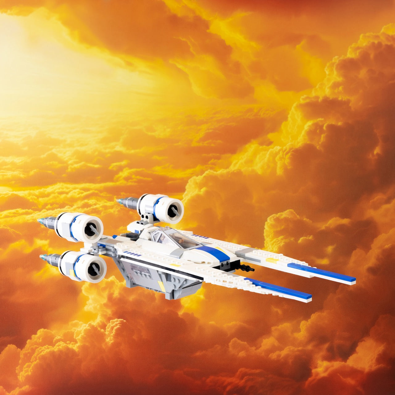 Cloud | Photo Backdrop for LEGO® Sets | Brand New - Replica Surfaces
