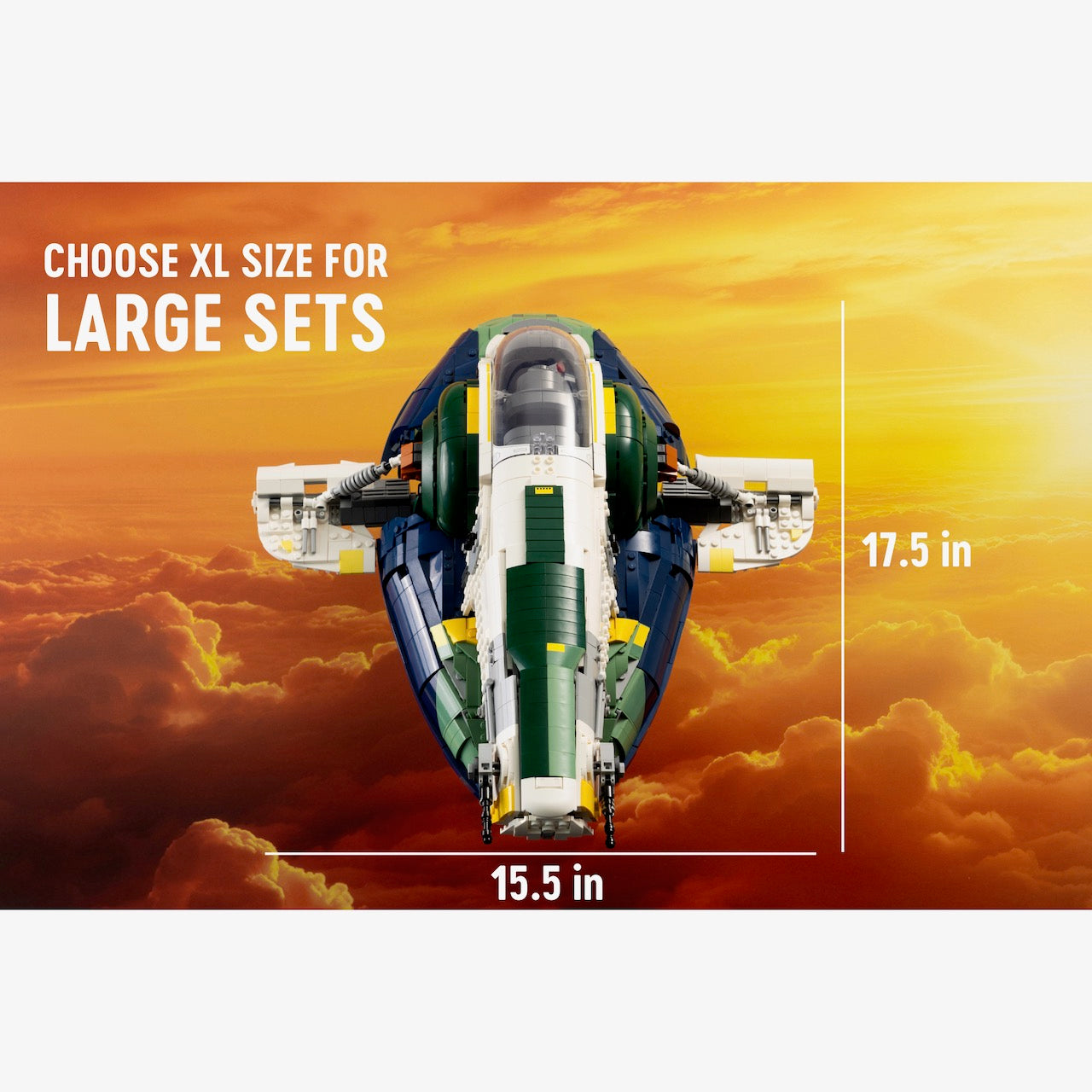 XL Cloud (with Free Shipping) | Photo Backdrop for LEGO® Sets | Brand New - Replica Surfaces