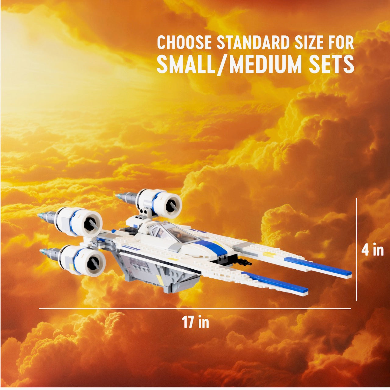 Cloud | Photo Backdrop for LEGO® Sets | Brand New - Replica Surfaces