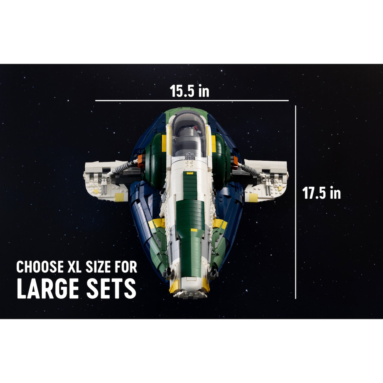 XL Galactic (with Free Shipping) | Photo Backdrop for LEGO® Sets | Brand New - Replica Surfaces