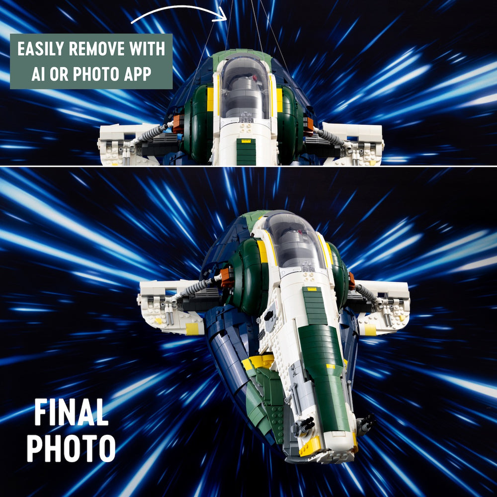 XL Front Hyperdrive (with Free Shipping) | Photo Backdrop for LEGO® Sets | Brand New - Replica Surfaces