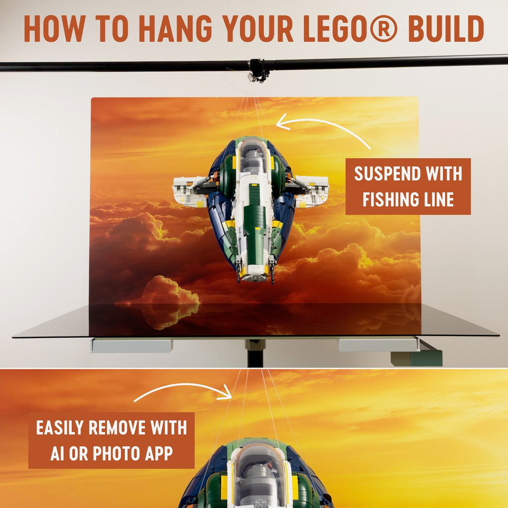 XL Cloud (with Free Shipping) | Photo Backdrop for LEGO® Sets | Brand New - Replica Surfaces