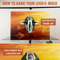 XL Cloud (with Free Shipping) | Photo Backdrop for LEGO® Sets | Brand New - Replica Surfaces