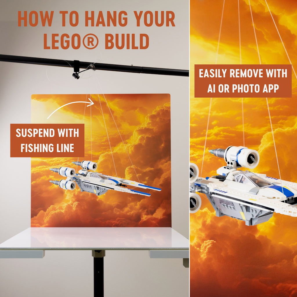 Cloud | Photo Backdrop for LEGO® Sets | Brand New - Replica Surfaces