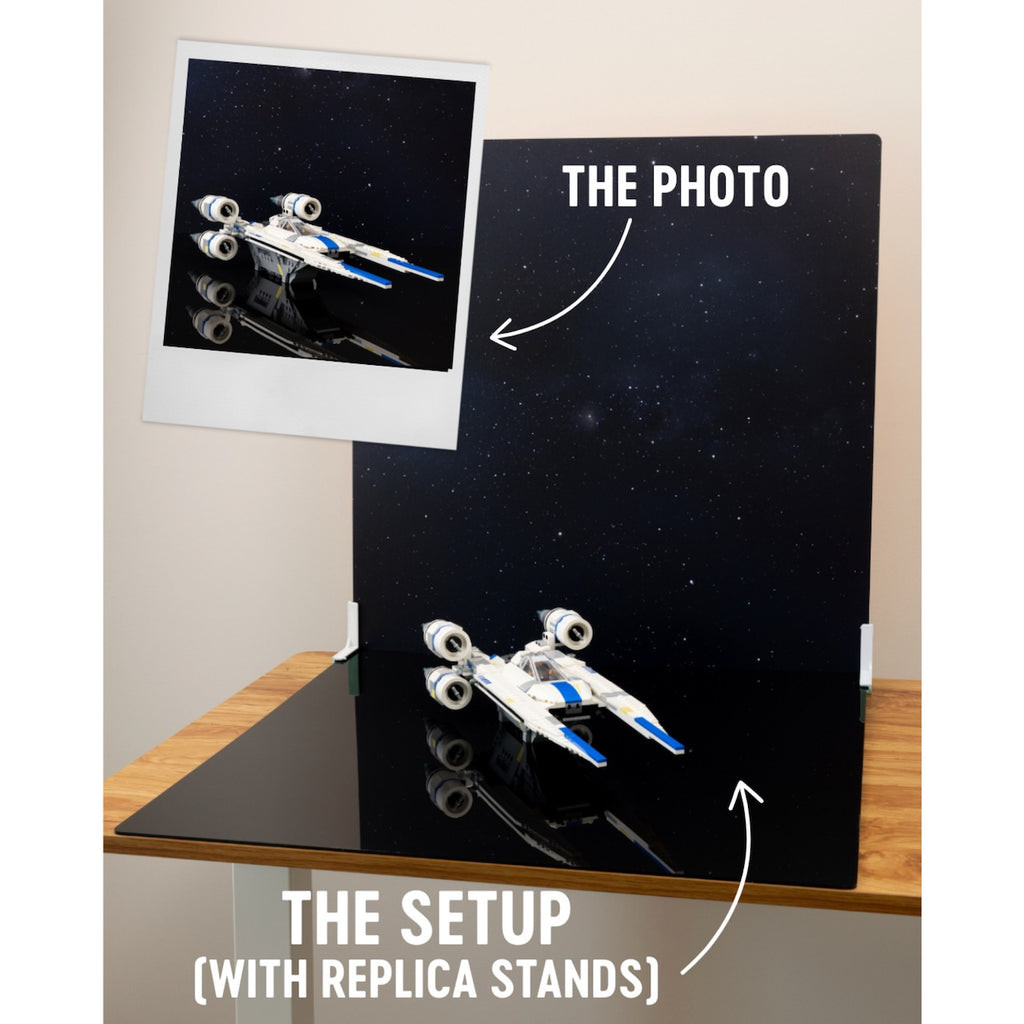 Galactic | Photo Backdrop for LEGO® Sets | Brand New - Replica Surfaces