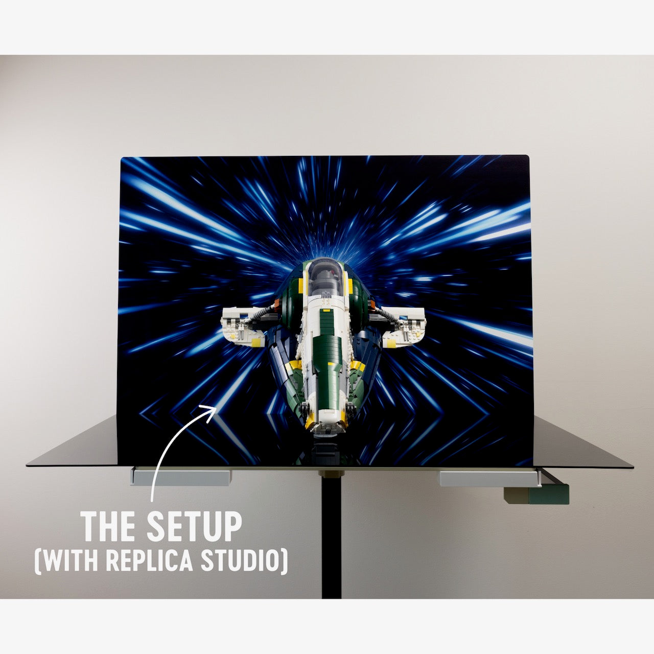 XL Front Hyperdrive (with Free Shipping) | Photo Backdrop for LEGO® Sets | Brand New - Replica Surfaces