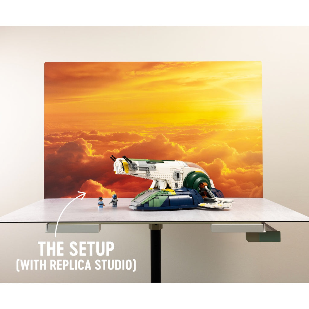 XL Cloud (with Free Shipping) | Photo Backdrop for LEGO® Sets | Brand New - Replica Surfaces