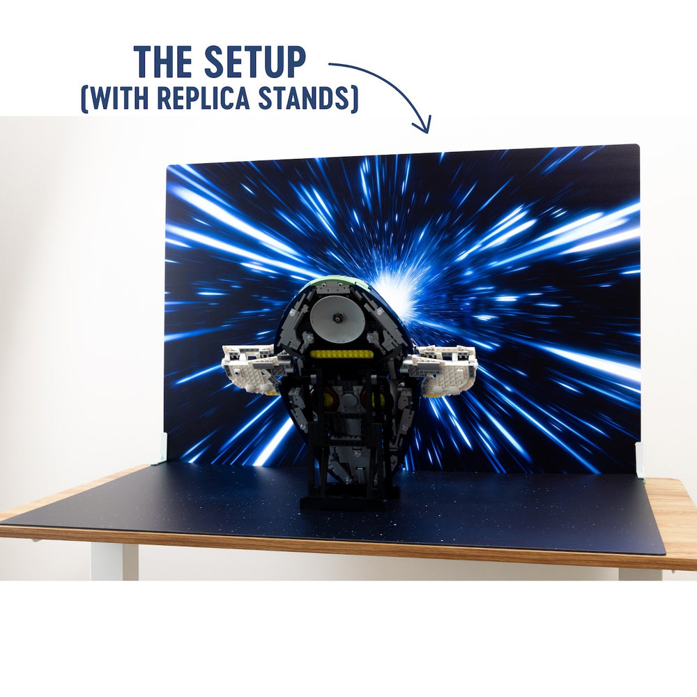 XL Front Hyperdrive (with Free Shipping) | Photo Backdrop for LEGO® Sets | Brand New - Replica Surfaces