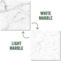 White Marble | Light Marble (Double-Sided) - Replica Surfaces
